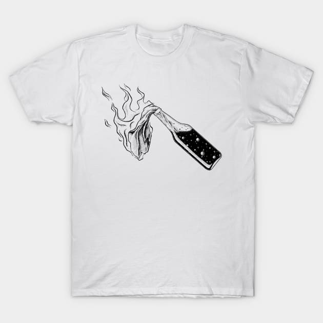 Molotov Cocktail T-Shirt by rudoi